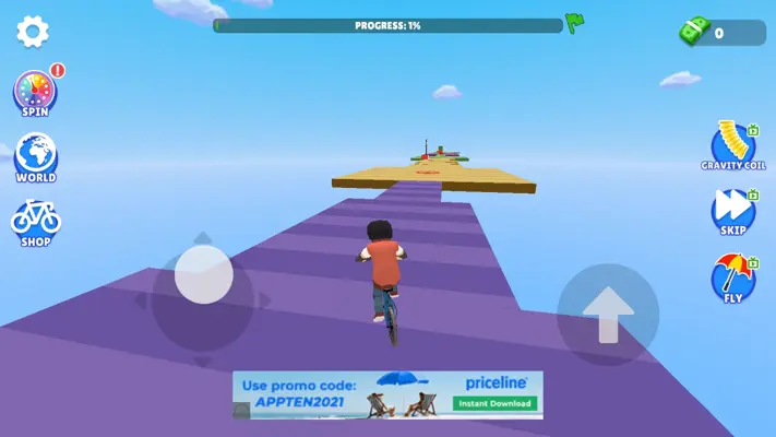 Obby Parkour Bike Challenge android App screenshot 12