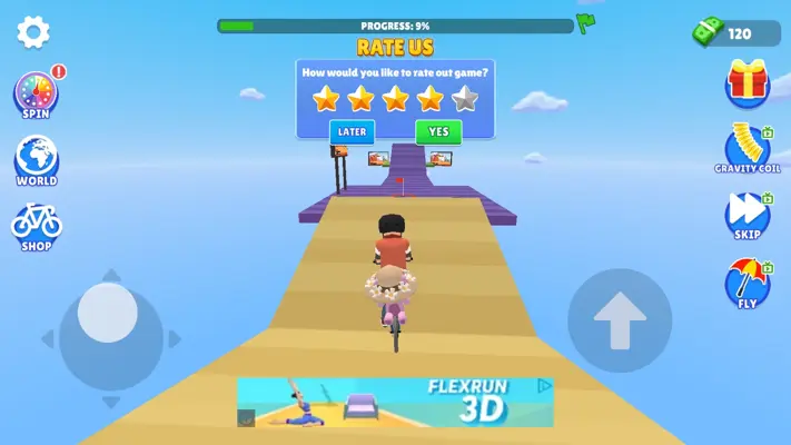 Obby Parkour Bike Challenge android App screenshot 2