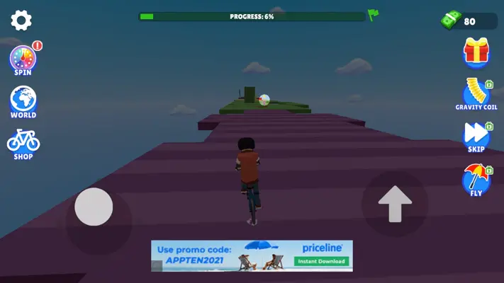 Obby Parkour Bike Challenge android App screenshot 5